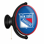 New York Rangers: Original Oval Rotating Lighted Wall Sign