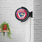 Florida Panthers: Original Round Rotating Lighted Wall Sign