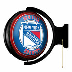 New York Rangers: Original Round Rotating Lighted Wall Sign