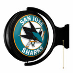 San Jose Sharks // Rotating Lighted Wall Sign