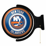 New York Islanders: Original Round Rotating Lighted Wall Sign