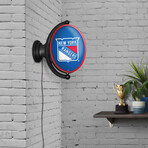 New York Rangers: Original Oval Rotating Lighted Wall Sign