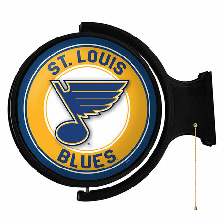 St. Louis Blues: Original Round Rotating Lighted Wall Sign