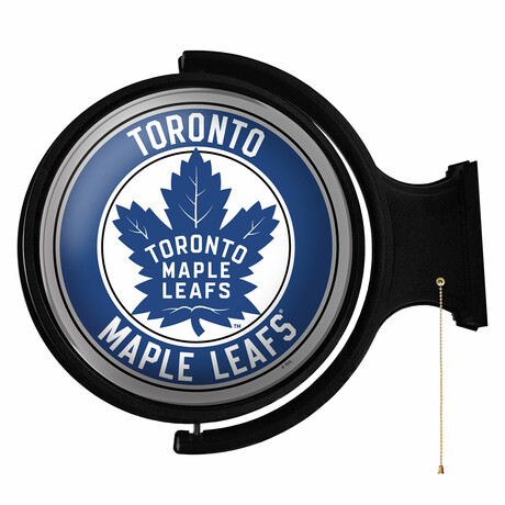 Toronto Maple Leafs: Original Round Rotating Lighted Wall Sign