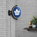 Toronto Maple Leafs: Original Oval Rotating Lighted Wall Sign