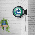 Vancouver Canucks // Rotating Lighted Wall Sign