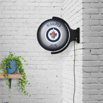 Winnipeg Jets // Rotating Lighted Wall Sign