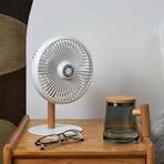 Beyond Portable + Detachable Desk Fan (Smart Gray)