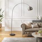 Alfred Arched Floor Lamp (Black)