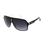 Men's 1001/S 80S Sunglasses // Matte Black + Gray Gradient