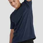 Sweat Proof Crewneck T-Shirt // Navy (S)