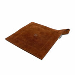 Suede Leather Hot Pad // Terracotta