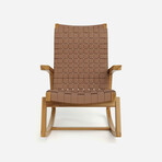 Amador Rocking Chair // Barley Traditional Leather