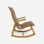 Amador Rocking Chair // Barley Traditional Leather