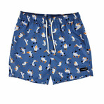 Hot Gulls Swim Shorts // Indigo (XL)
