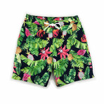 Lost Garden Swim Shorts // Black (XL)