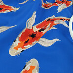 Koi Fish Swim Shorts // Royal (S)