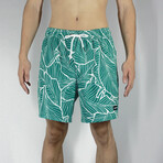 Breakdance Swim Shorts // Green (L)