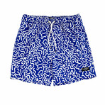 Scribble Swim Shorts // Navy (S)