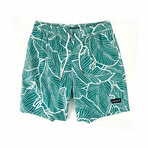 Breakdance Swim Shorts // Green (S)