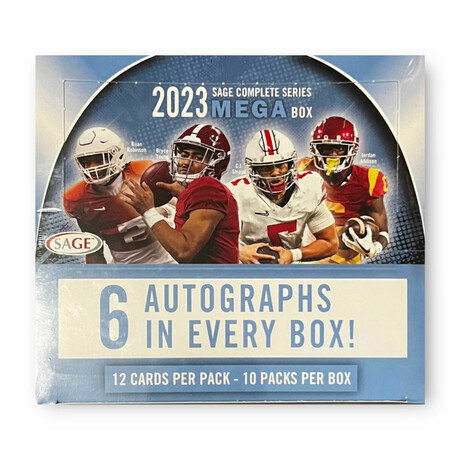 2023 Sage Football Complete Series Mega Box // Chasing Rookies (Young, Stroud, Robinson, Anderson Etc.) // Sealed Box Of Cards