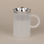 "No Press" Coffee & Tea Brewer // Frosted Glass
