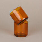 Amber Glasses // Set of 2