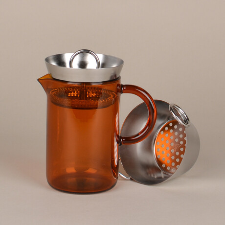 Tea and Coffee Brewing Set // Frosted Glass