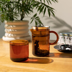 "No Press" Coffee & Tea Brewer // Amber Glass