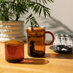 Tea and Coffee Brewing Set // Frosted Glass