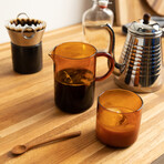 Pour Over Coffee Set // Amber Glass