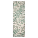 Mitzi // Ivory + Green (2'6" X 8')