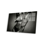 Art Photography Of Two Nude Lovers Print on Acrylic Glass // George Mayer (24"W x 16"H x 0.25"D)