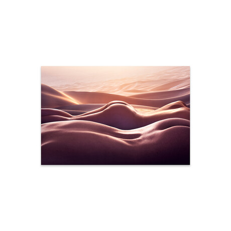 Desert I Print on Acrylic Glass // Shanyewuyu (24"W x 16"H x 0.25"D)