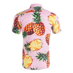 Pineapple Button-Up // Pink (M)