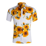 Sunflower Button-Up // White (XL)
