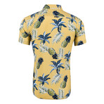 Pineapple Button-Up // Yellow (XL)