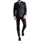 Marcus 2-Piece Slim Fit Suit // Black (Euro: 48)