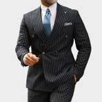 Francis 2-Piece Slim Fit Suit // Black (Euro: 50)