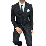 Chris 2-Piece Slim Fit Suit // Black (Euro: 52)