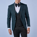 Sequin 2-Piece Slim Fit Suit // Green (Euro: 48)