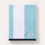 Beach Chair Striped Beach Towel // Blue