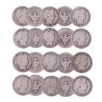 1892-1915 Barber Half Dollar Collection // Roll of 20 // Circulated