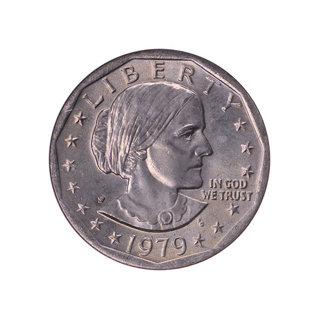 1979-P Susan B Anthony Dollar // Wide Rim Variety // ANACS Certified MS65 // Deluxe Collector's Pouch