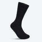 4 Pack Black All-Purpose Performance Sock // Black (Medium)