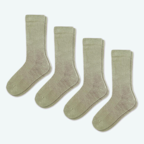 4 Pack Green All-Purpose Performance Sock // Green (Medium)