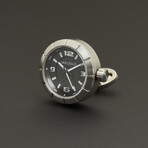 Jan Leslie // Stainless Steel Cufflink Watch // Gunmetal + Black