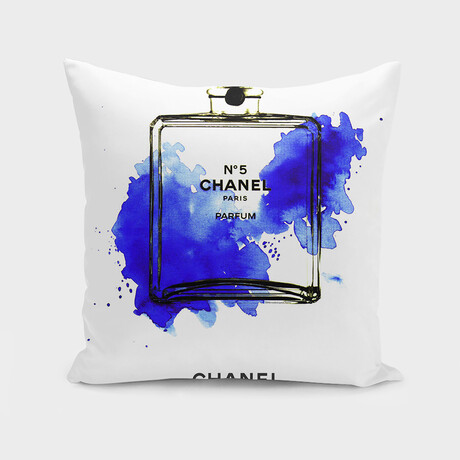 Chanel Bottle Blue // Mercedes Lopez Charro (14"H x 14"W)