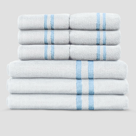 Smart Bath + Hand Towel Set // Polar White // 3 Bath Towels + 6 Hand Towels