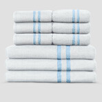 Smart Bath + Hand Towel Set // Polar White // 3 Bath Towels + 6 Hand Towels